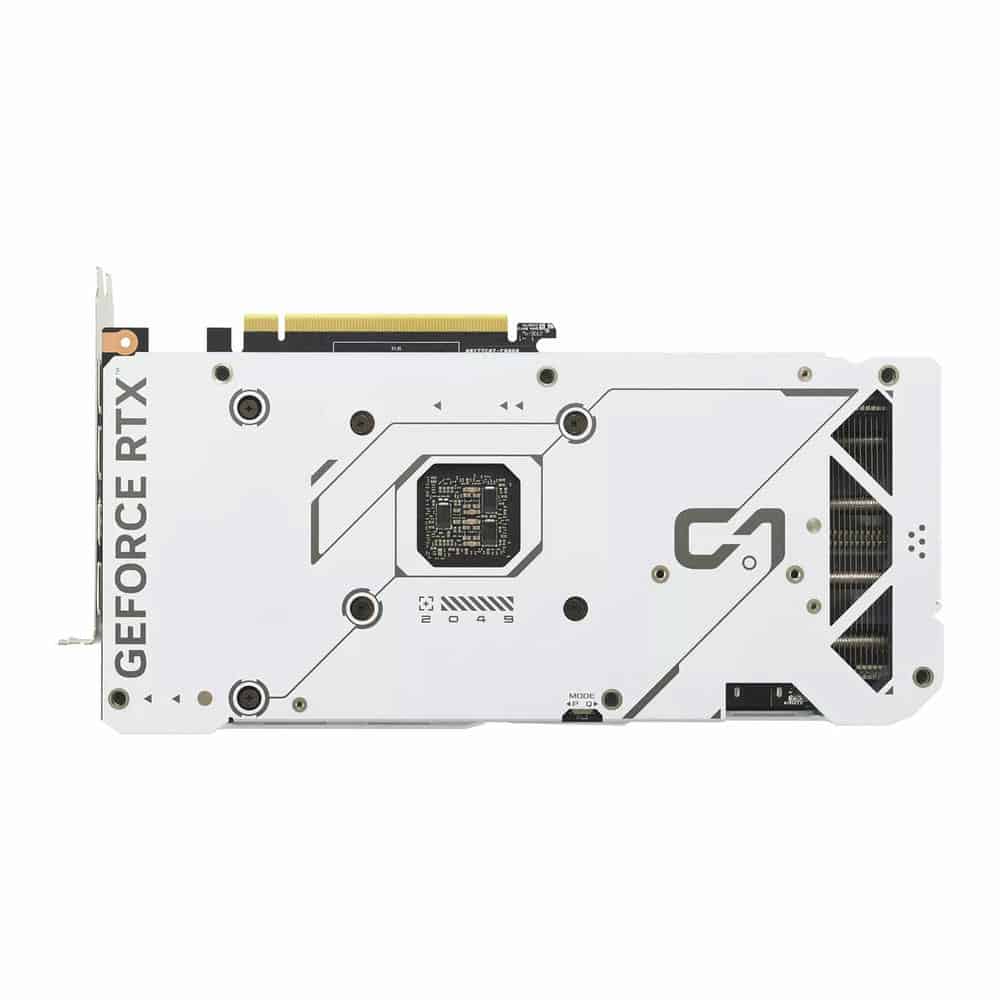 (image for) ASUS NVIDIA GeForce RTX 4070 SUPER 12GB DUAL WHITE OC Ada Lovelace Graphics Card